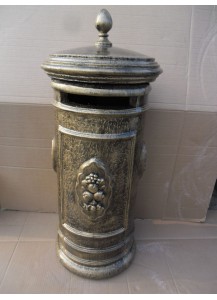 Engelse ronde antiek brons